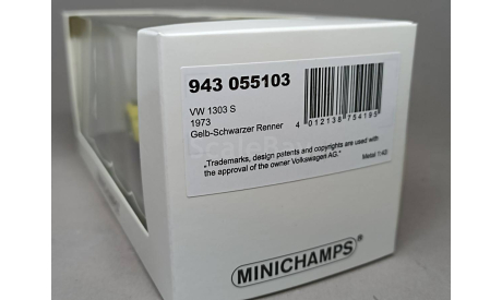 Volkswagen 1303S 1973 Minichamps 1:43 lim.500, масштабная модель, scale43