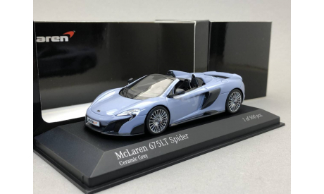 McLaren 675 LT Spider 1:43 Minichamps, масштабная модель, scale43