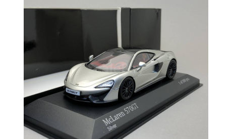 McLaren 570GT Silber 1:43 Minichamps, масштабная модель, scale43