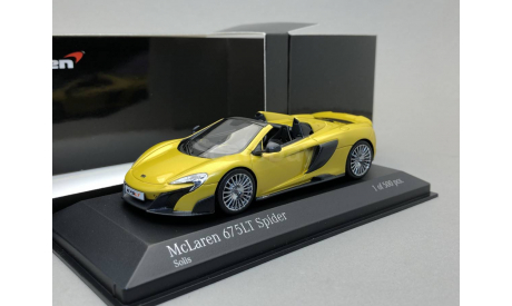 McLaren 675 LT Spider 1:43 Minichamps, масштабная модель, scale43