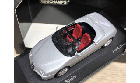 Alfa Romeo Spider 1:43 Minichamps, масштабная модель, scale43