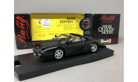 Ferrari 348tb Stradale Black BANG 1:43, масштабная модель, scale43