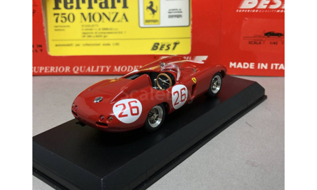 FERRARI 750 Monza Sebring 1955 De Portago Best Model 1:43, масштабная модель, scale43