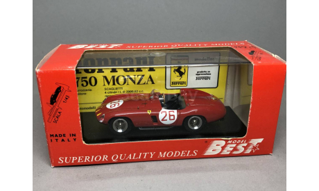 FERRARI 750 Monza Sebring 1955 De Portago Best Model 1:43, масштабная модель, scale43