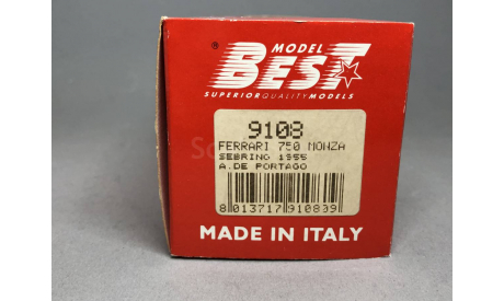 FERRARI 750 Monza Sebring 1955 De Portago Best Model 1:43, масштабная модель, scale43