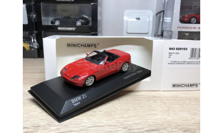 BMW Z1 1991 RED lim.500 1:43 Minichamps, масштабная модель, scale43