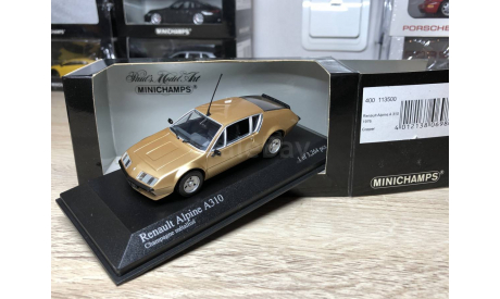 Renault Alpine A310 1976 Copper 1:43 Minichamps, масштабная модель, scale43