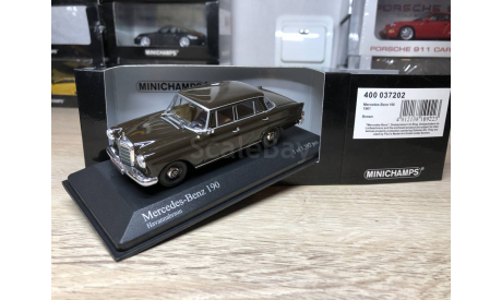 Mercedes-Benz 190 1961 Brown Minichamps 1:43, масштабная модель, scale43