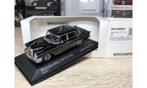 Mercedes-Benz300SE lang 1963 Blackc lim.500 Minichamps 1:43, масштабная модель, scale43