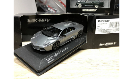 Lamborghini Reventon 2007 Matt Grey Minichamps 1:43, масштабная модель, scale43