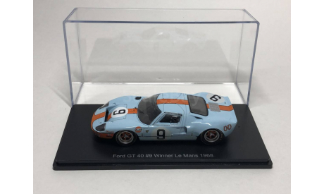 FORD GT40 #9 Winner LeMans 1968 Spark 1:43, масштабная модель, scale43