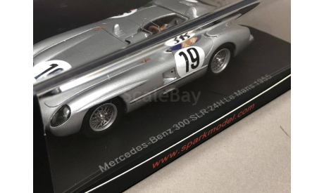 Mercedes-Benz 300SLR LeMans 1955 #19 Spark 1:43, масштабная модель, scale43