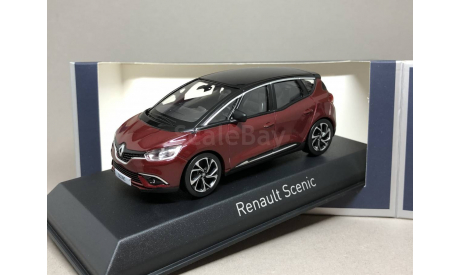 Renault Scenic 2016 Dark Red Norev 1:43, масштабная модель, scale43