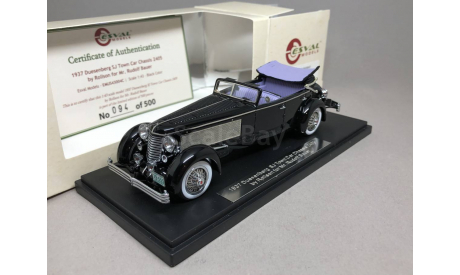 Dusenberg SJ Town Car Chassis 2405 for Mr. Bauer ESVAL Models 1:43, масштабная модель, Duesenberg, scale43