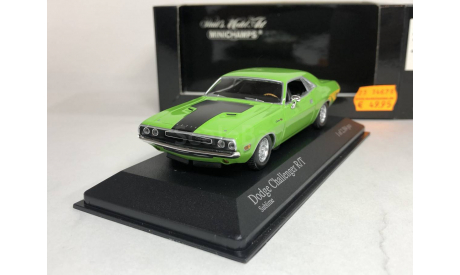 Dodge Challenger R/T 1970 1:43 Minichamps, масштабная модель, 1/43