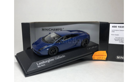 Lamborghini Gallardo 2006 Minichamps 1:43, масштабная модель, scale43