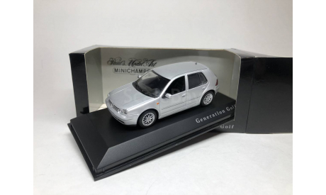 Volkswagen Golf 4 Silber Minichamps 1:43, масштабная модель, scale43