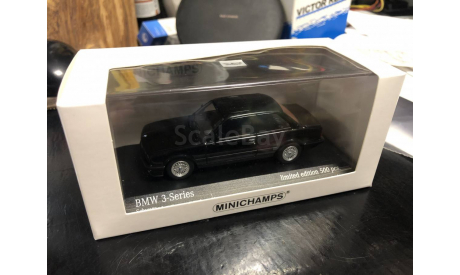 BMW E30 1989 Black Minichamps 1:43, масштабная модель, scale43