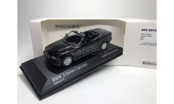 BMW 3er E36 Convertible 1993 black lim.500 Minichamps 1:43