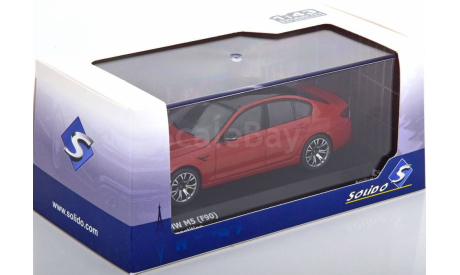 BMW M5 F90 Competition rotmetallic Solido 1:43, масштабная модель, scale43