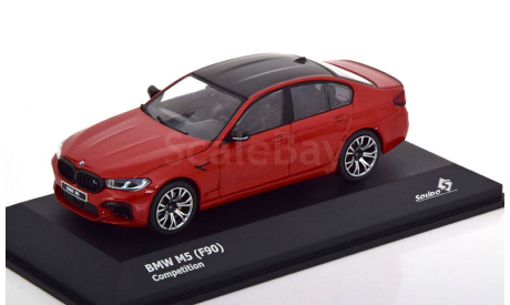 BMW M5 F90 Competition rotmetallic Solido 1:43, масштабная модель, scale43