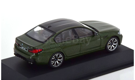 BMW M5 F90 Competition dunkelgrün-metallic Solido 1:43, масштабная модель, scale43