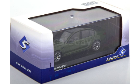 BMW M5 F90 Competition dunkelgrün-metallic Solido 1:43, масштабная модель, scale43