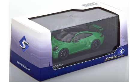 Porsche 911 (992) GT3 2022 grün Solido 1:43, масштабная модель, scale43