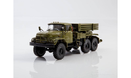 ЗИЛ-131 ’Град-1’ Легендарные грузовики СССР №49, масштабная модель, 1:43, 1/43, MODIMIO
