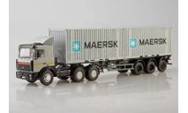 МАЗ-6422 с полуприцепом-контейнеровозом МАЗ-938920 Maersk, масштабная модель, 1:43, 1/43, Start Scale Models (SSM), МАЗ-6422 / МАЗ-938920