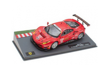 FERRARI 488 GTE 3.9L Turbo V8 #62 Fisichella/Vilander/Calado 24h Daytona 2017, масштабная модель, Altaya Le Mans Collection, scale43