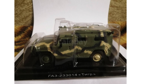 ГАЗ-233014 «Тигр»  Автолегенды №216, масштабная модель, Автолегенды СССР журнал от DeAgostini, scale43