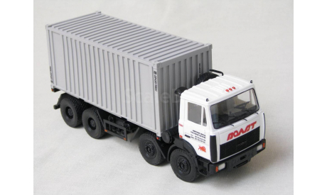 Контейнеровоз MЗKT-7321 с прицепом MЗKT-80162., масштабная модель, scale43, Vол@t, МЗКТ