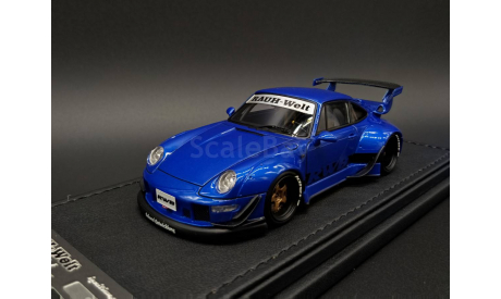 1/43 Porsche 911 993 RWB (Rauh Welt Begriff) Blue - IgnitionModel IG, масштабная модель, Ignition Model, scale43