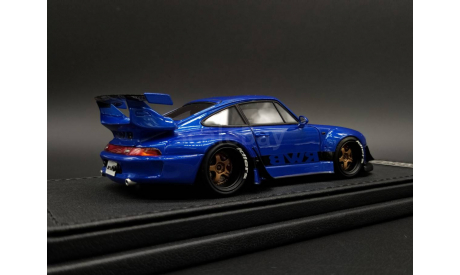 1/43 Porsche 911 993 RWB (Rauh Welt Begriff) Blue - IgnitionModel IG, масштабная модель, Ignition Model, scale43