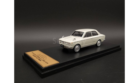 1/43 Toyota Corolla 1100 DX (KE10) 1966 White - Hachette, масштабная модель, 1:43