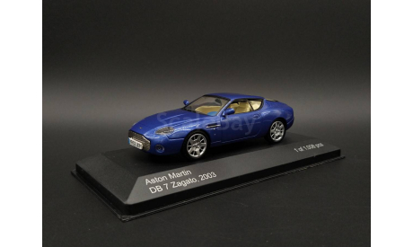 1/43 Aston Martin DB7 Zagato Blue - WhiteBox, масштабная модель, scale43