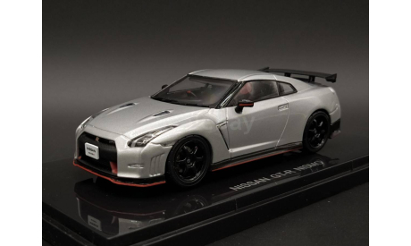 1/43 Nissan GT-R 2014 R35 Nismo N Attack Package Silver - Ebbro, масштабная модель, scale43