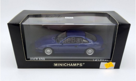 1/43 BMW 850I E31 - Minichamps, масштабная модель, scale43