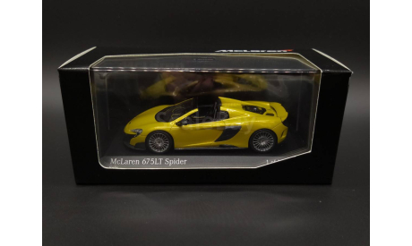 1/43 McLaren 675LT 2016 Solis Yellow - Minichamps, масштабная модель, scale43