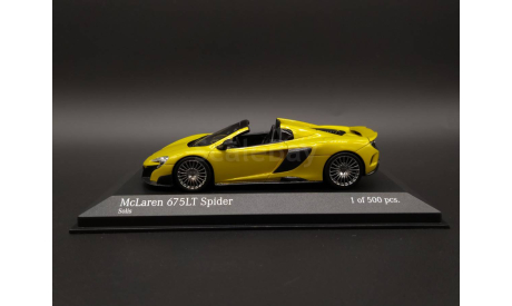 1/43 McLaren 675LT 2016 Solis Yellow - Minichamps, масштабная модель, scale43