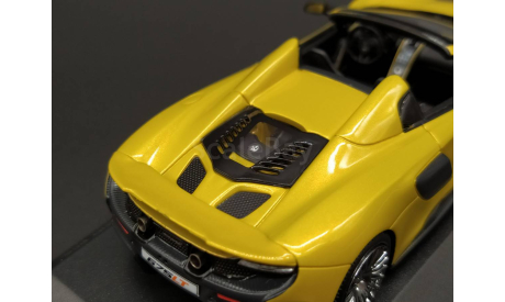 1/43 McLaren 675LT 2016 Solis Yellow - Minichamps, масштабная модель, scale43
