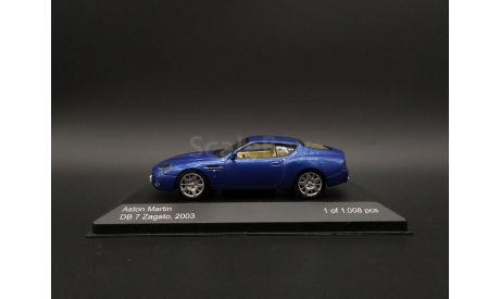 1/43 Aston Martin DB7 Zagato Blue - WhiteBox, масштабная модель, scale43