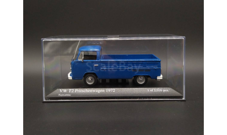 1/43 VW Vоlkswаgen Т2 Puсk Up - Мinichаmрs, масштабная модель, Minichamps, scale43, Volkswagen