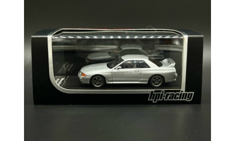 1/43 Nissan Skyline GT-R R32 Silver - HPI, масштабная модель, scale43