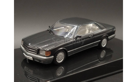 1/43 Mercedes-Benz 560 SEC W126 Black - Auto Art, масштабная модель, Autoart, 1:43