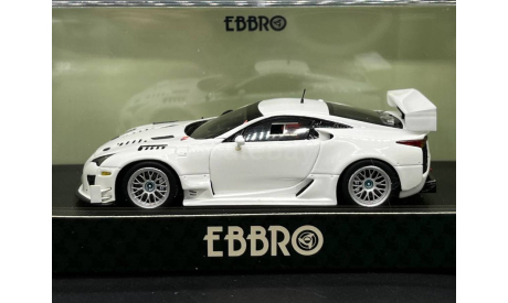 1/43 Lexus LFA Nurburgring 24h Test Car 2012 - Ebbro, масштабная модель, 1:43