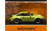 1/43 Porsche 911 turbo type 930 Green - Maxichamps, масштабная модель, Minichamps, scale43