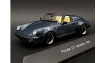 1/43 Porsche 911 Speedster 1989 (930) Blue - Atlas, масштабная модель, scale43
