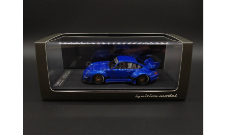 1/43 Porsche 911 993 RWB (Rauh Welt Begriff) Blue - IgnitionModel IG, масштабная модель, Ignition Model, scale43
